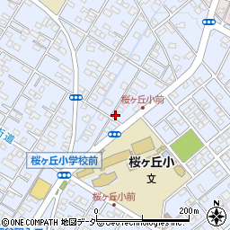 埼玉県深谷市上野台445周辺の地図