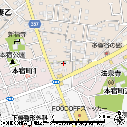 茨城県下妻市下妻乙839-2周辺の地図