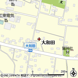 茨城県古河市大和田761周辺の地図