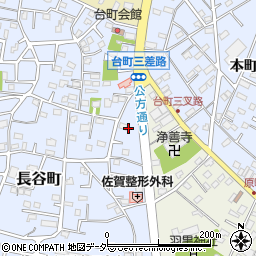 茨城県古河市長谷町18周辺の地図