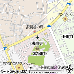 道とん堀　下妻店周辺の地図