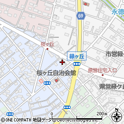埼玉県深谷市上野台521周辺の地図