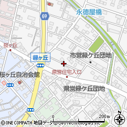 埼玉県深谷市緑ケ丘21周辺の地図