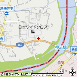 群馬県藤岡市浄法寺870周辺の地図