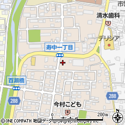 胡蝶庵松本寿店周辺の地図