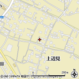 茨城県古河市上辺見周辺の地図