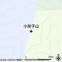 小鍬子山周辺の地図