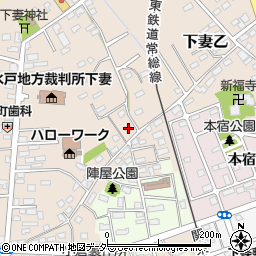 茨城県下妻市下妻乙133周辺の地図