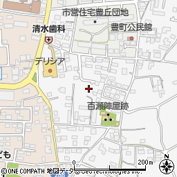 長野県松本市寿豊丘豊町周辺の地図
