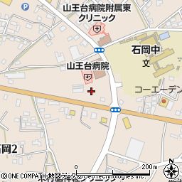 茨城県石岡市東石岡周辺の地図