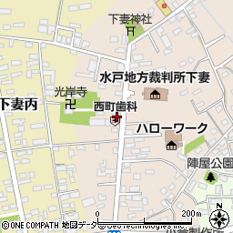 茨城県下妻市下妻乙123周辺の地図