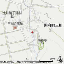 岐阜県高山市国府町三川1597周辺の地図