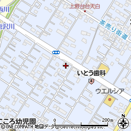 埼玉県深谷市上野台3379周辺の地図