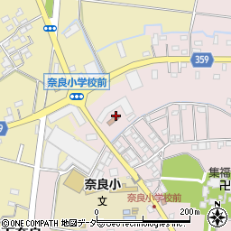奈良公民館周辺の地図