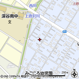 埼玉県深谷市上野台3441周辺の地図