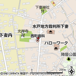 茨城県下妻市下妻乙123-2周辺の地図