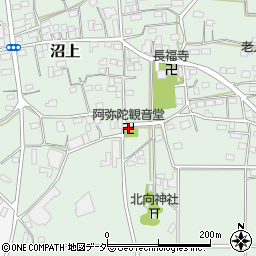 阿弥陀観音堂周辺の地図