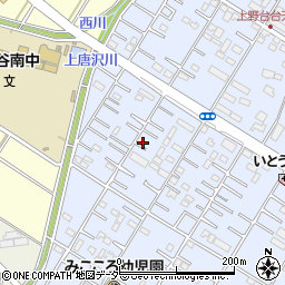 埼玉県深谷市上野台3417周辺の地図