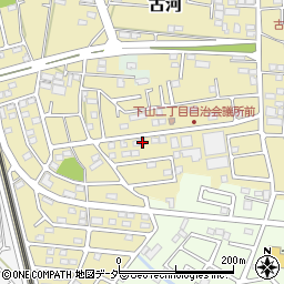 茨城県古河市古河544-173周辺の地図