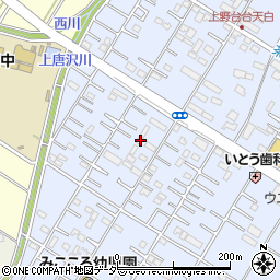 埼玉県深谷市上野台3415周辺の地図