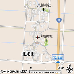 福井県あわら市北疋田18-18周辺の地図