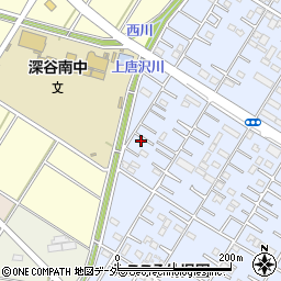 埼玉県深谷市上野台3442周辺の地図
