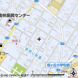 埼玉県深谷市上野台281周辺の地図