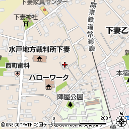 茨城県下妻市下妻乙126-1周辺の地図