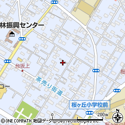 埼玉県深谷市上野台286周辺の地図