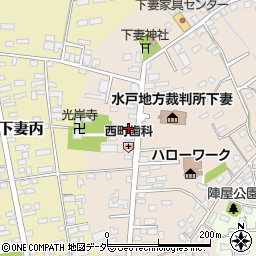 茨城県下妻市下妻乙122周辺の地図