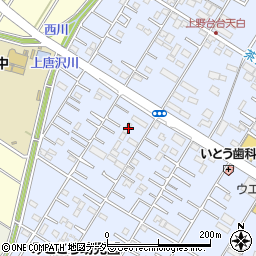 埼玉県深谷市上野台3414周辺の地図