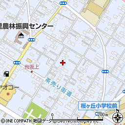 埼玉県深谷市上野台282周辺の地図