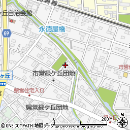 埼玉県深谷市緑ケ丘23周辺の地図