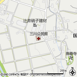 三川公民館周辺の地図