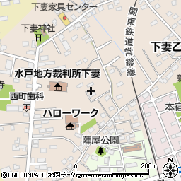 茨城県下妻市下妻乙126周辺の地図