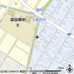 埼玉県深谷市上野台3468周辺の地図
