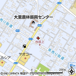 埼玉県深谷市上野台258周辺の地図
