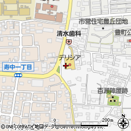 長野銀行デリシア寿豊丘店 ＡＴＭ周辺の地図