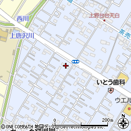 埼玉県深谷市上野台3411周辺の地図