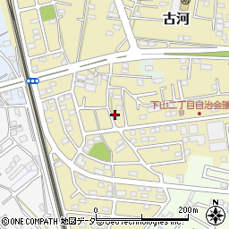 茨城県古河市古河593-5周辺の地図