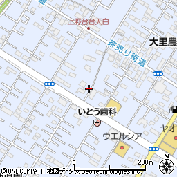 埼玉県深谷市上野台3386周辺の地図