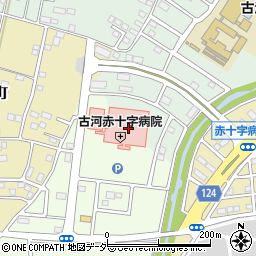 常陽銀行古河赤十字病院 ＡＴＭ周辺の地図
