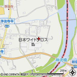 群馬県藤岡市浄法寺899周辺の地図