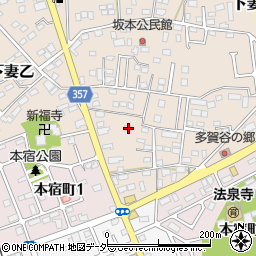 茨城県下妻市下妻乙855-2周辺の地図