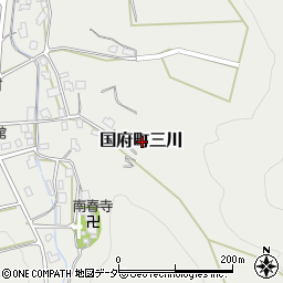 岐阜県高山市国府町三川周辺の地図
