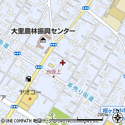 埼玉県深谷市上野台265周辺の地図