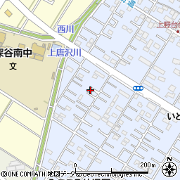 埼玉県深谷市上野台3445周辺の地図