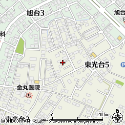 茨城県石岡市東光台5丁目3周辺の地図