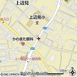 上辺見小学校前周辺の地図