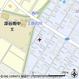 埼玉県深谷市上野台3443周辺の地図